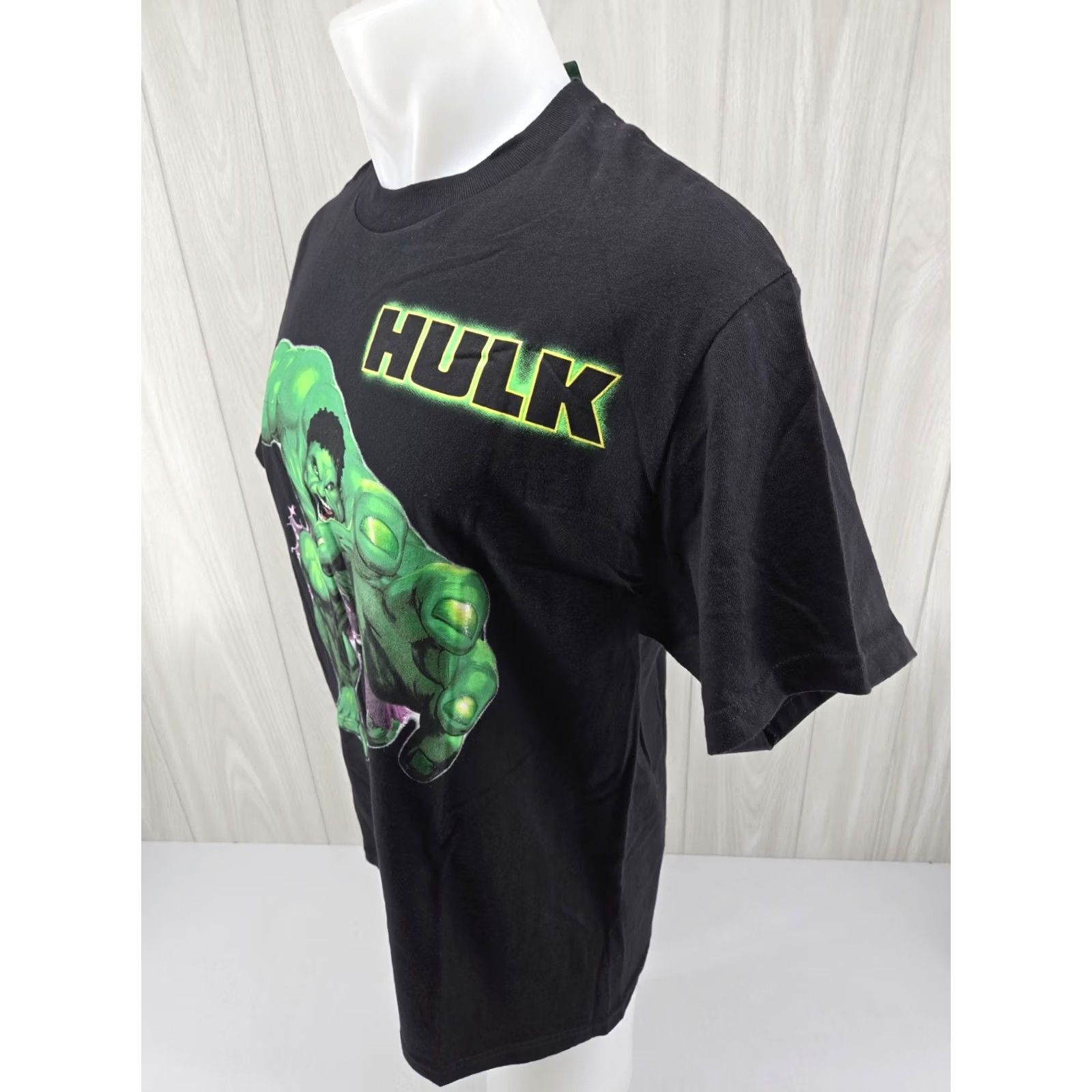 Vintage VINTAGE Marvel Comics The Hulk 2003 Movie Promo T-Shirt Mens Large Black Cotton Blend Short Sleeve NWT Size US L / EU 52-54 / 3 - 5 Thumbnail