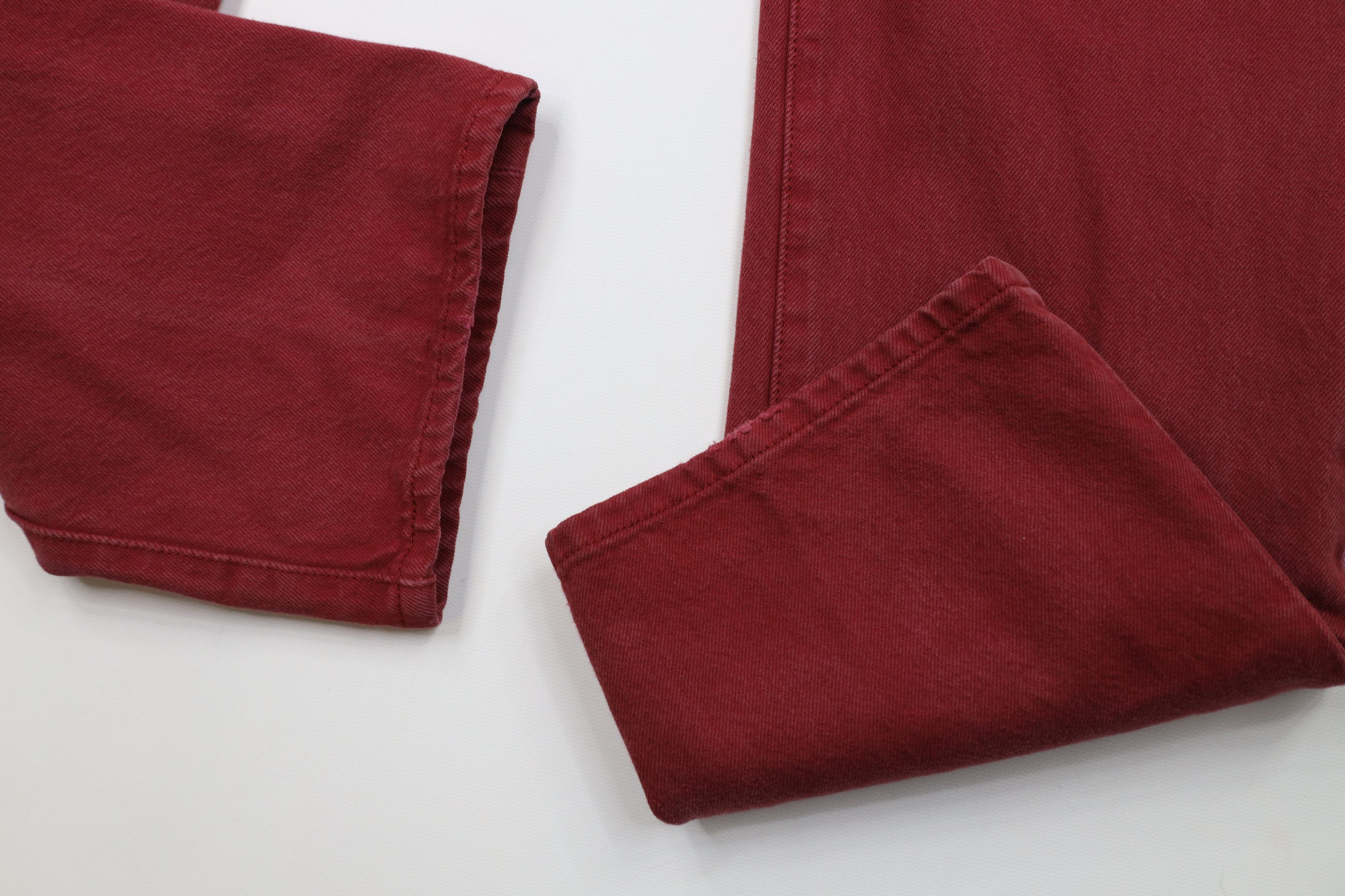 Levi's Vintage Y2K Levis 501xx Button Fly Original Fit Jeans Red Size US 34 / EU 50 - 5 Thumbnail