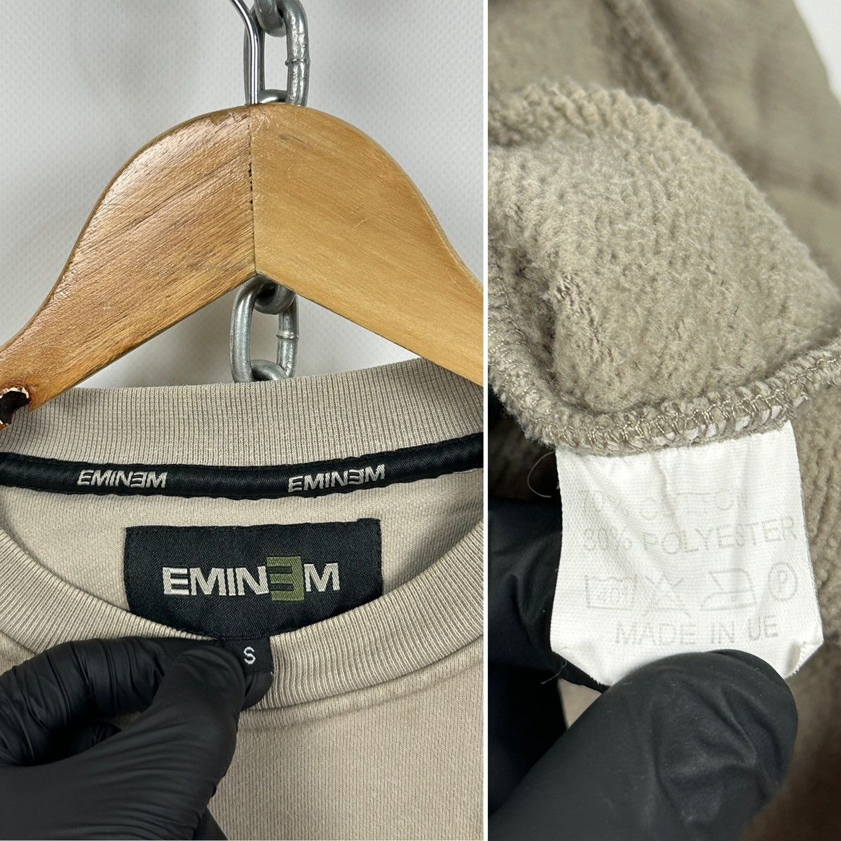 Eminem Vintage Eminem 08 Slim Shady Beige Sweatshirt Size US S / EU 44-46 / 1 - 20 Thumbnail