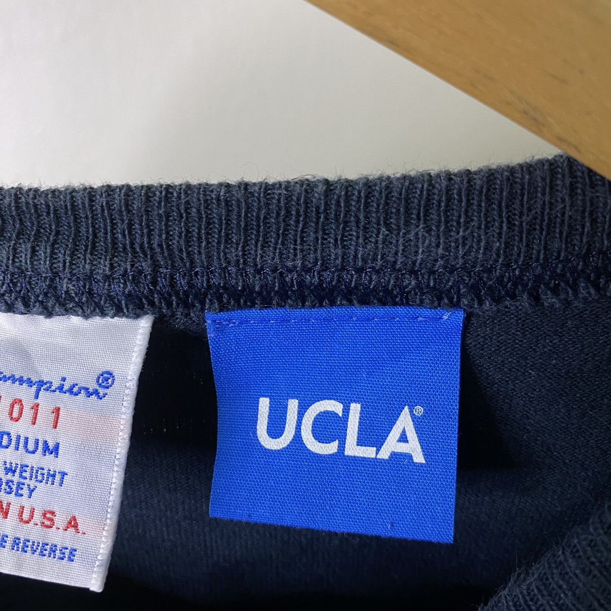 Champion × Vintage Vintage 1990s Champion x UCLA Bruins Collegiate Tee Size US M / EU 48-50 / 2 - 5 Thumbnail
