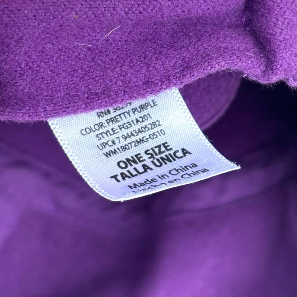 Other Y2K Purple Sequin Star Cadet Hat Size ONE SIZE - 4 Thumbnail