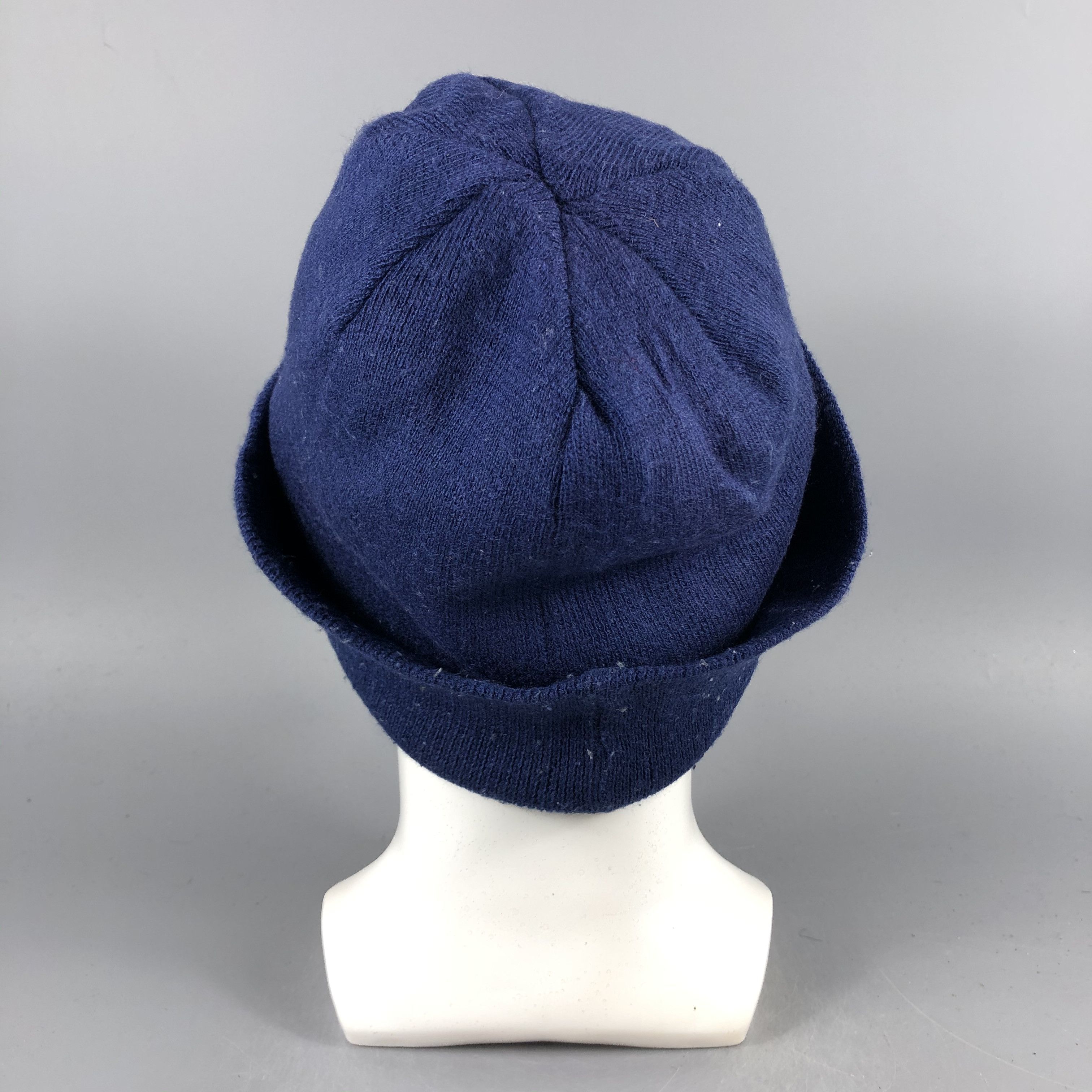 Vintage Hunter Mountain Fisherman Beanie Snow Hat Snow Cap -D1197 Size ONE SIZE - 3 Thumbnail