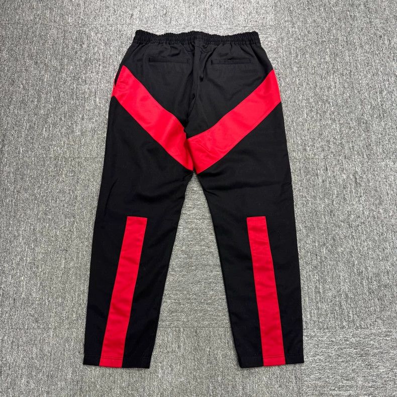 Givenchy Givenchy Black and red spliced wool casual pants Size US XL / EU 56 / 4 - 3 Thumbnail