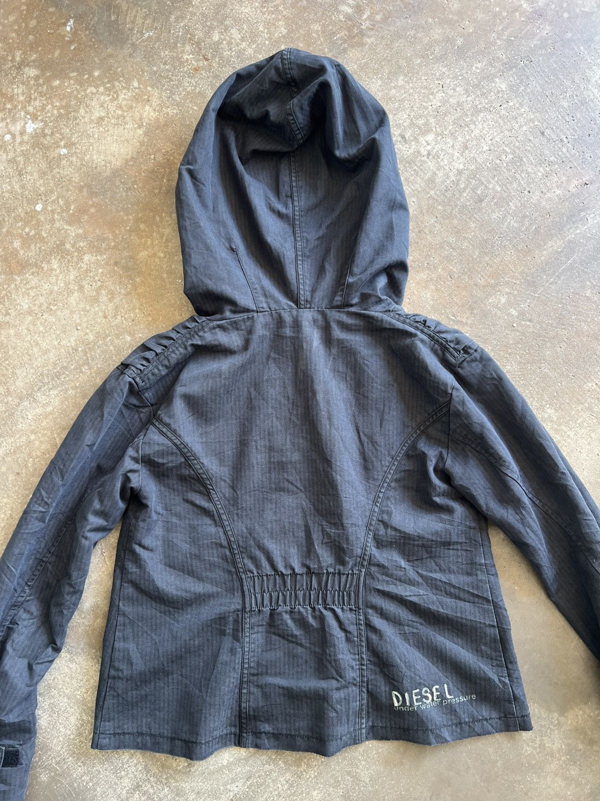 Diesel Vintage Diesel Military Cropped Hoodie Jacket Size US S / EU 44-46 / 1 - 20 Thumbnail