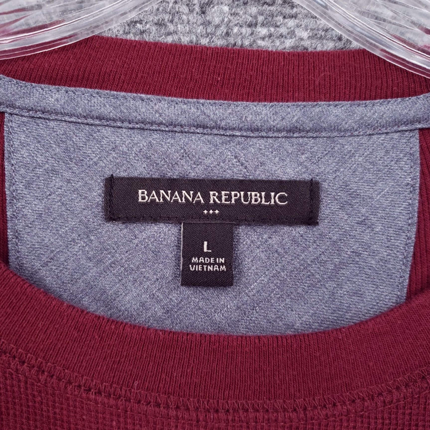 Banana Republic Banana Republic Sweater Mens L Red Pullover Knit Crew Neck Long Sleeve Regular Fit Fashion Knitwear Classics Size US L / EU 52-54 / 3 - 6 Thumbnail