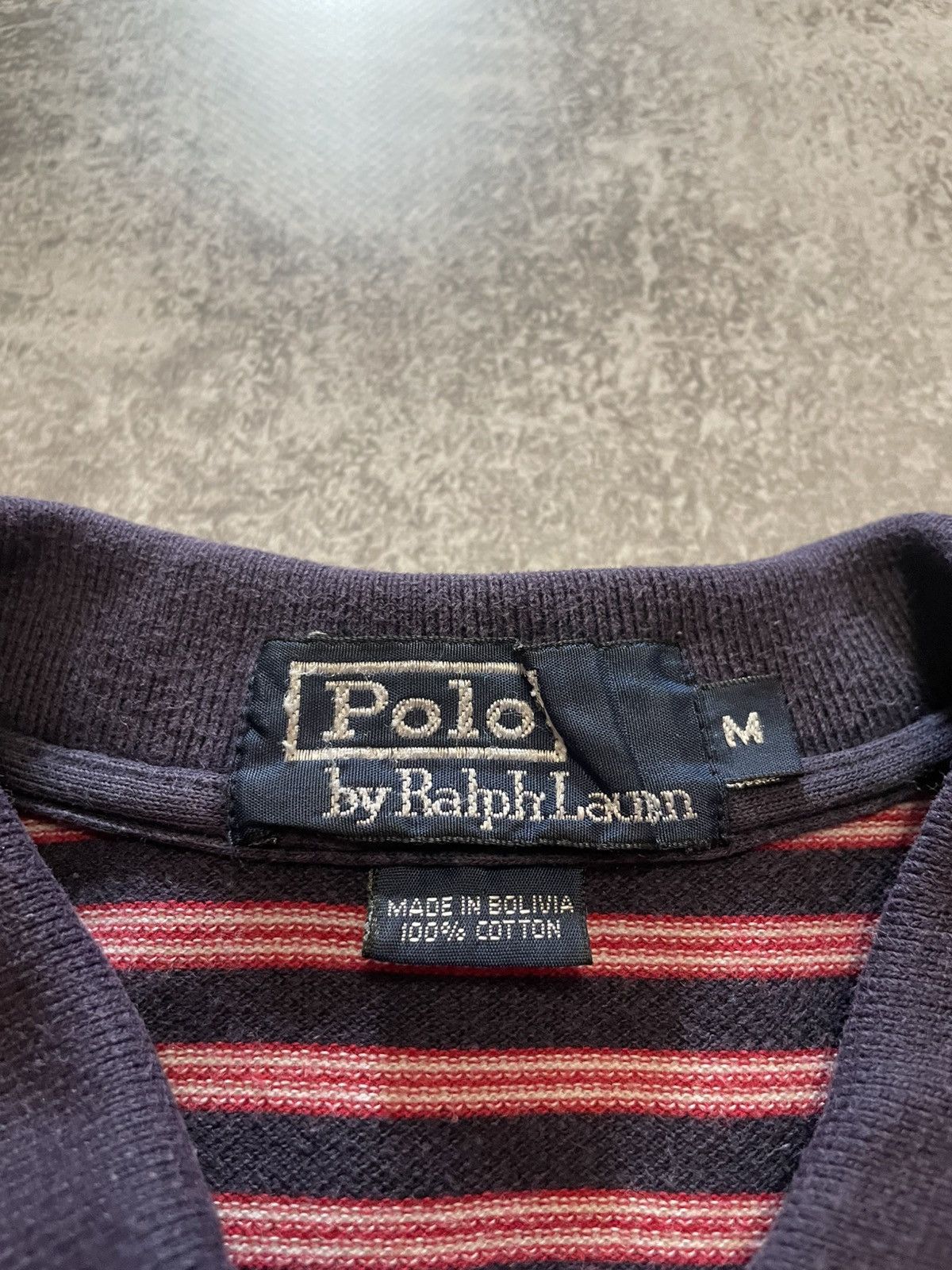 Polo Ralph Lauren Vintage Polo Ralph Lauren Striped Polo Shirt Y2K 90s Size US M / EU 48-50 / 2 - 10 Thumbnail