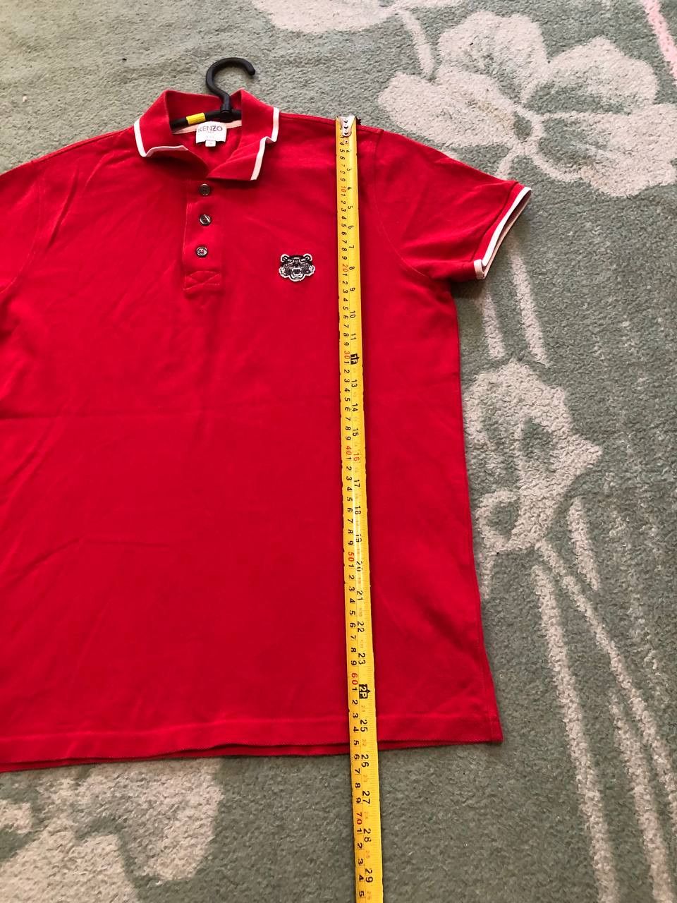 Kenzo Vintage T-shirt red Kenzo luxury polo logo crazy Y2K Size US S / EU 44-46 / 1 - 10 Thumbnail