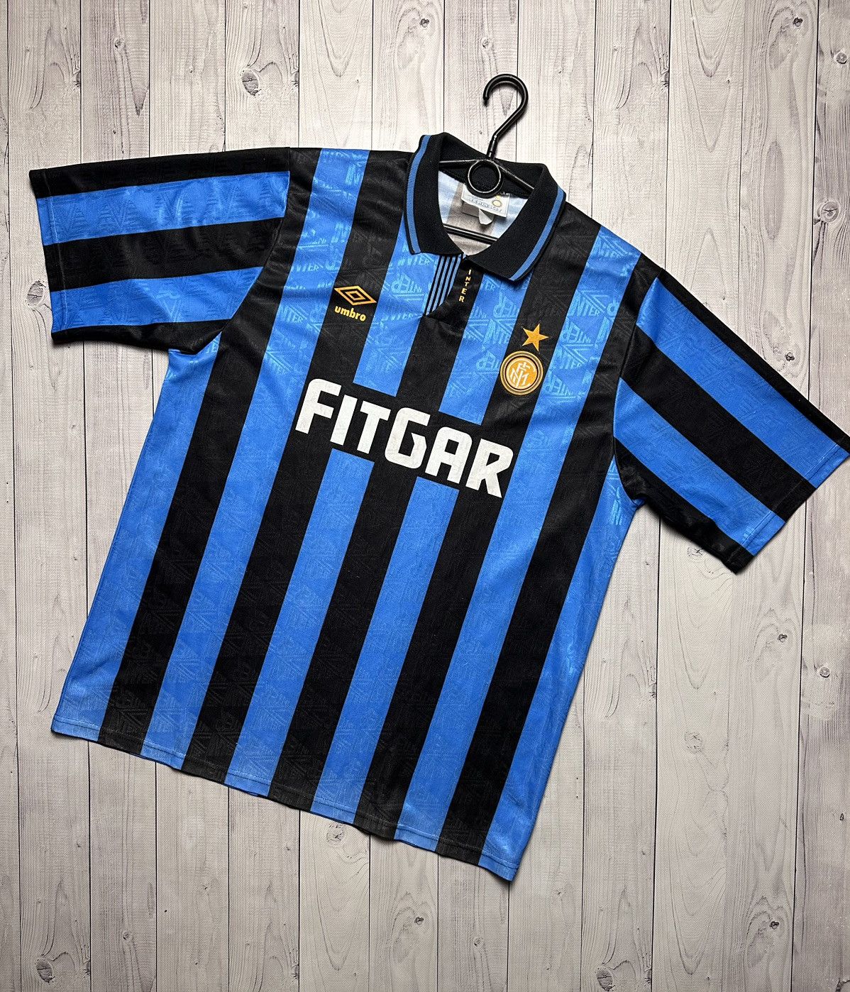 Vintage Vintage Inter Milan soccer jersey size L rare champions | Grailed