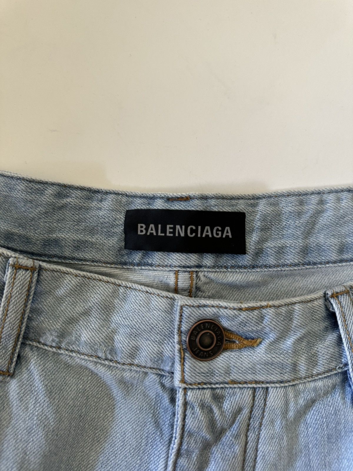 Balenciaga Balenciaga Distressed Ripped Skater Baggy Jeans - S Size US 30 / EU 46 - 5 Thumbnail