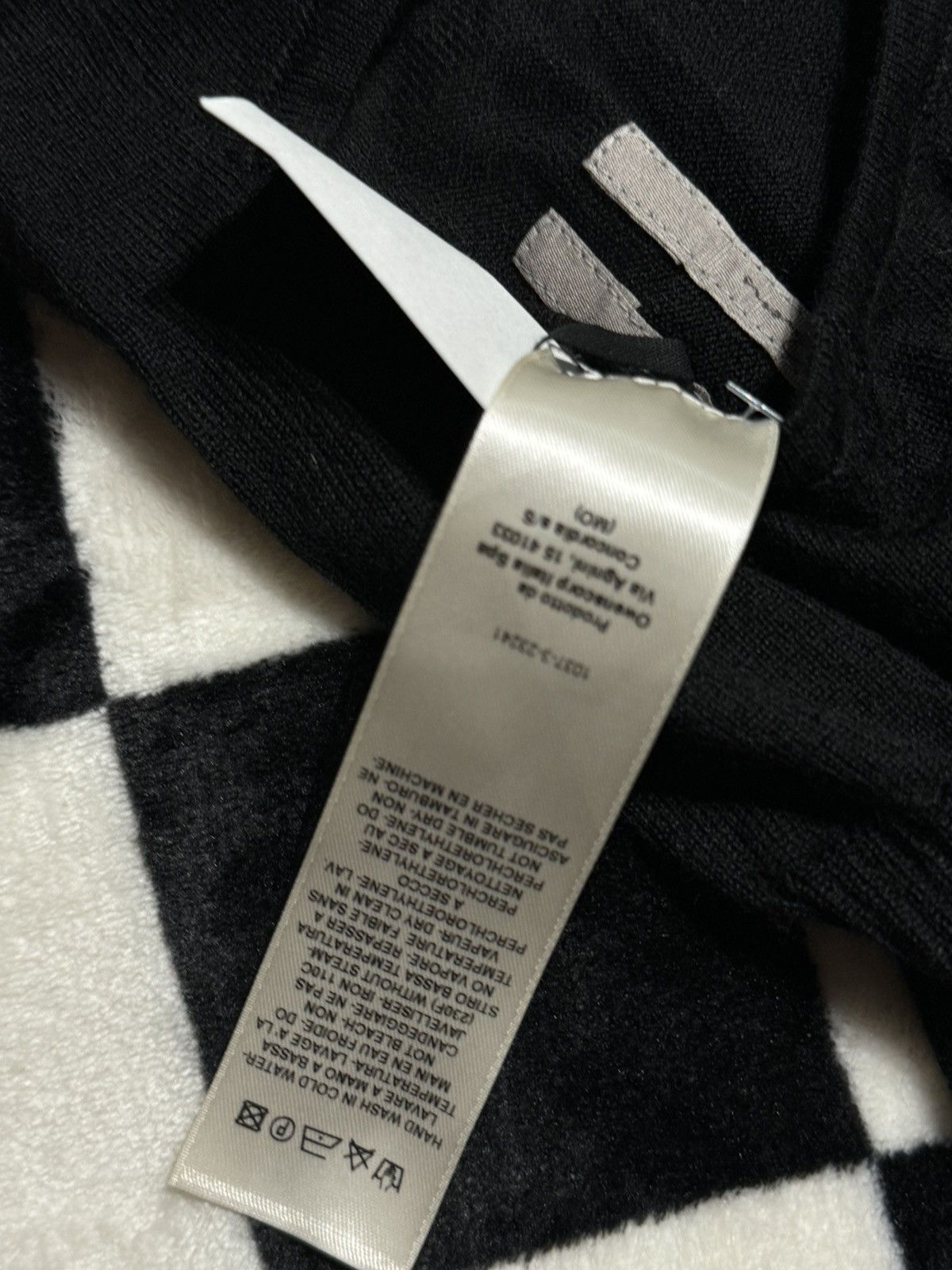 Rick Owens FW23 $523 SKI MASK BALACLAVA MAINLINE CASHMERE FACE LUXOR Size ONE SIZE - 6 Thumbnail