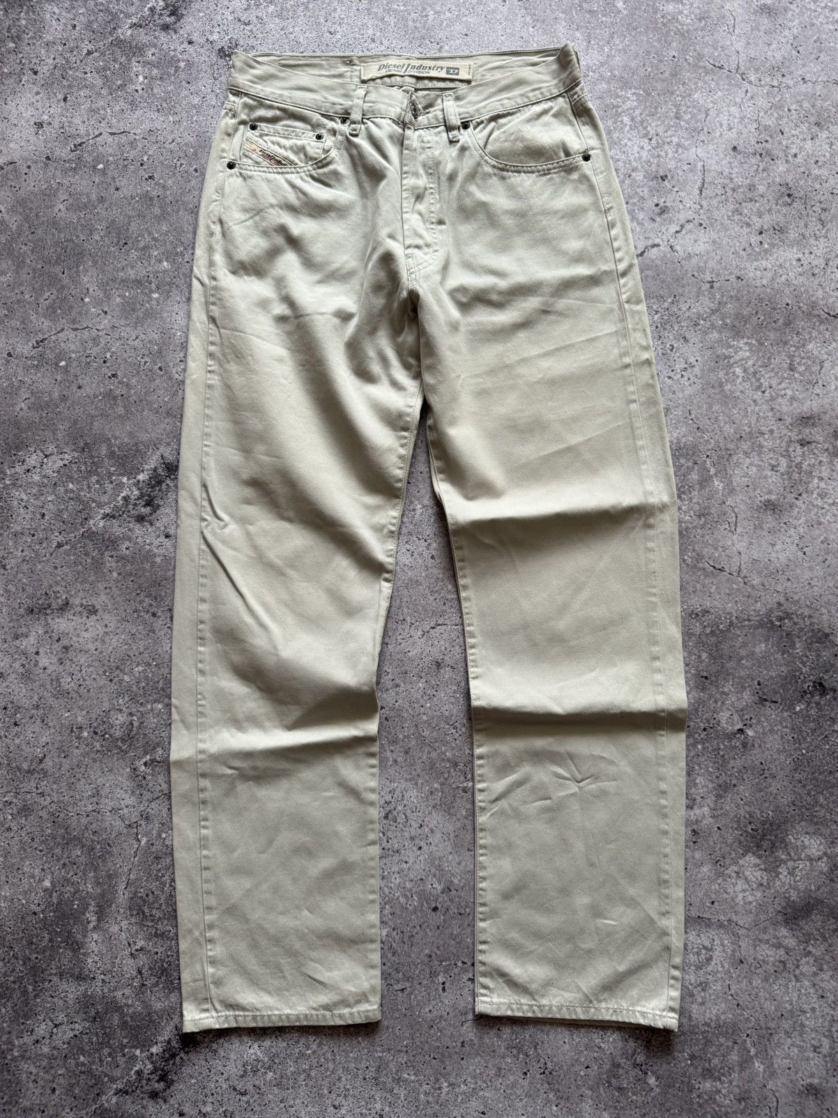 Diesel 🔥VINTAGE DIESEL INDUSTRIES REGULAR FIT CASUAL PANTS Size US 33 - 3 Thumbnail