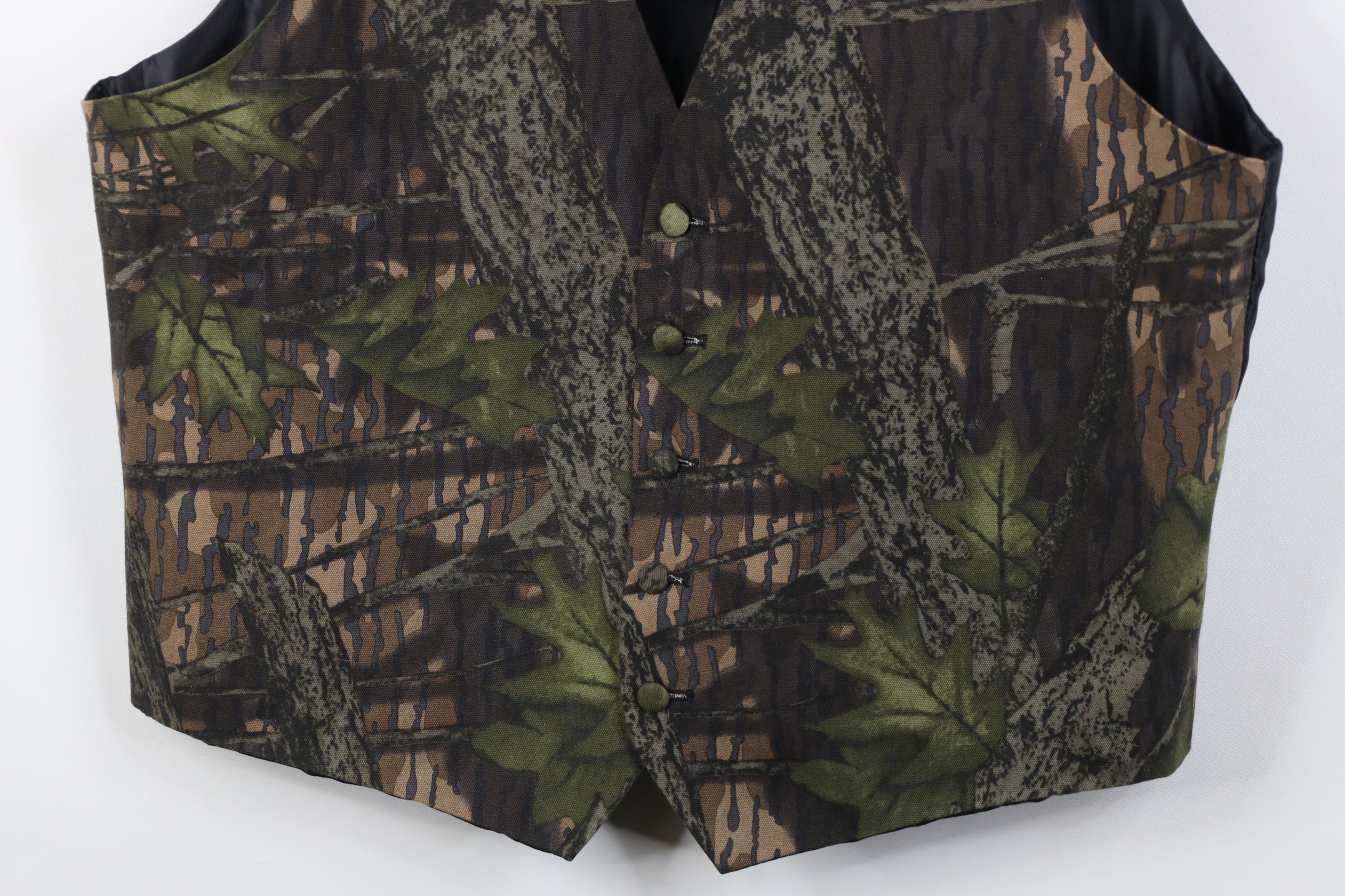 Vintage Vintage 90s Streetwear Dapper Camouflage Suit Vest Jacket Size US XL / EU 56 / 4 - 3 Thumbnail
