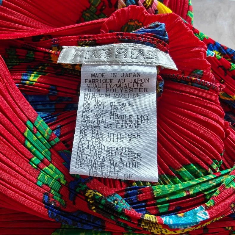 Issey Miyake Issey Miyake size:4 Red lion dance pleated dress Size XS / US 0-2 / IT 36-38 - 4 Thumbnail