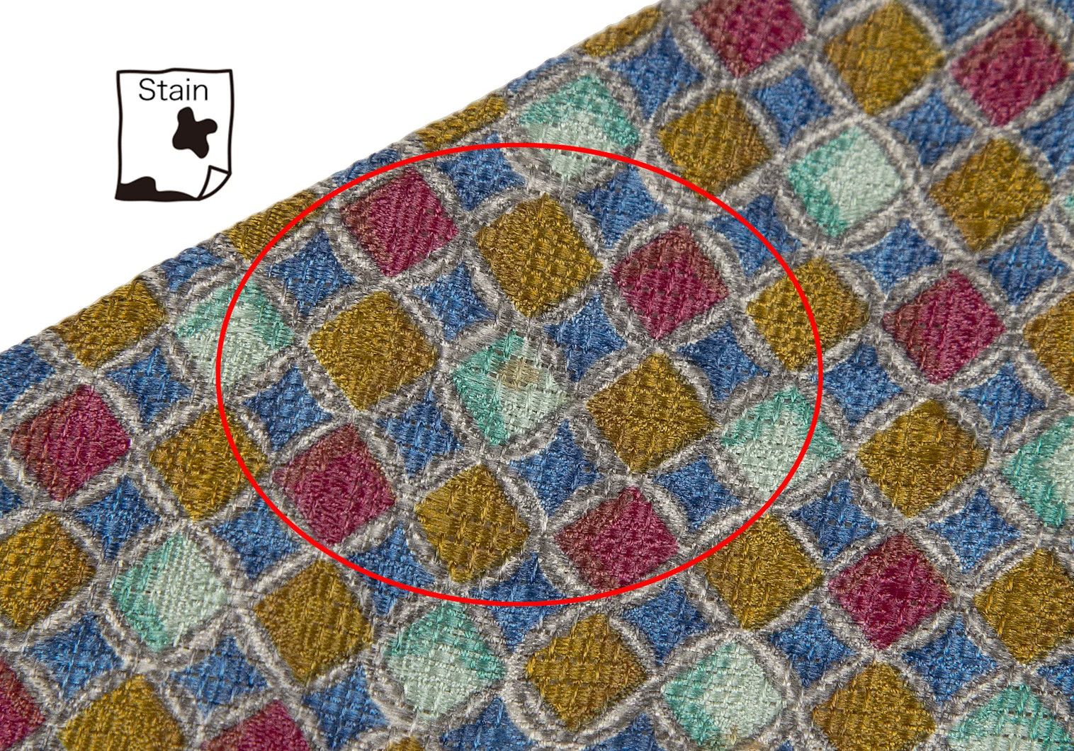 Dries Van Noten Colorful Block Check Silk Tie Multi Size ONE SIZE - 5 Thumbnail