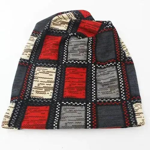 Other Winter Plaid Design Mens Beanie Size ONE SIZE - 4 Thumbnail