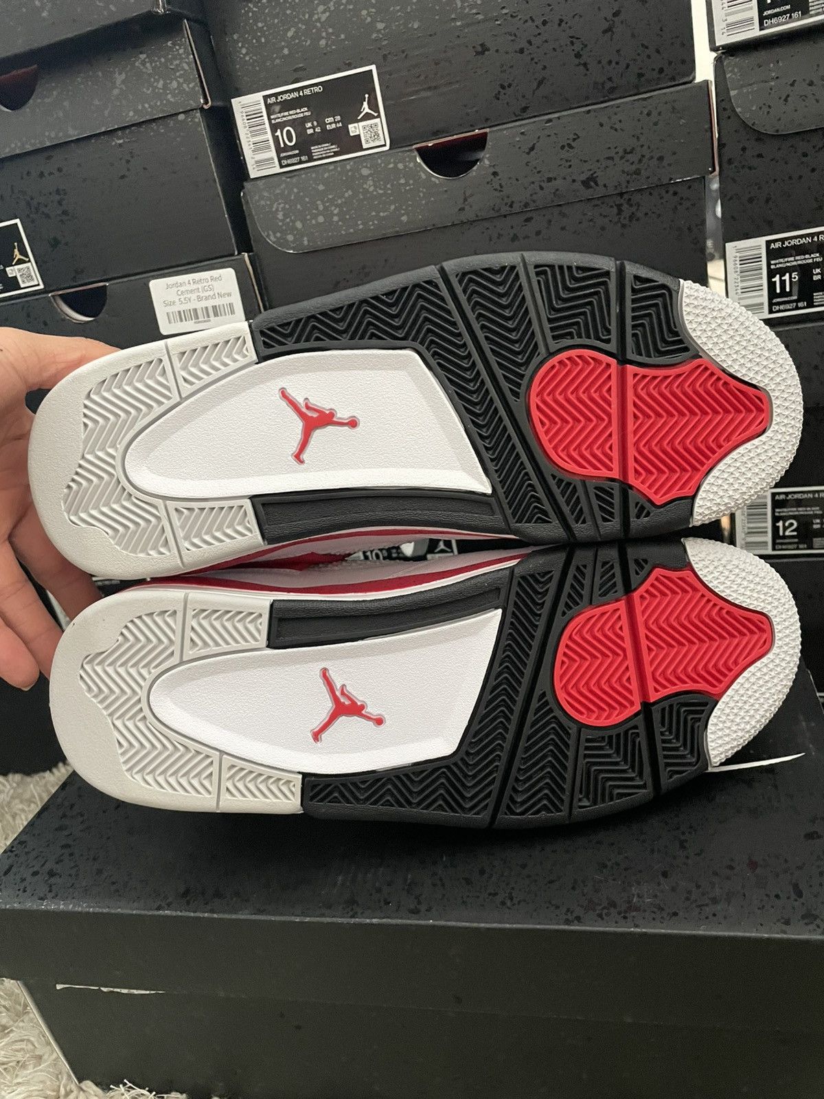 Jordan Brand Jordan 4 Red Cement Size US 9.5 / EU 42-43 - 8 Thumbnail