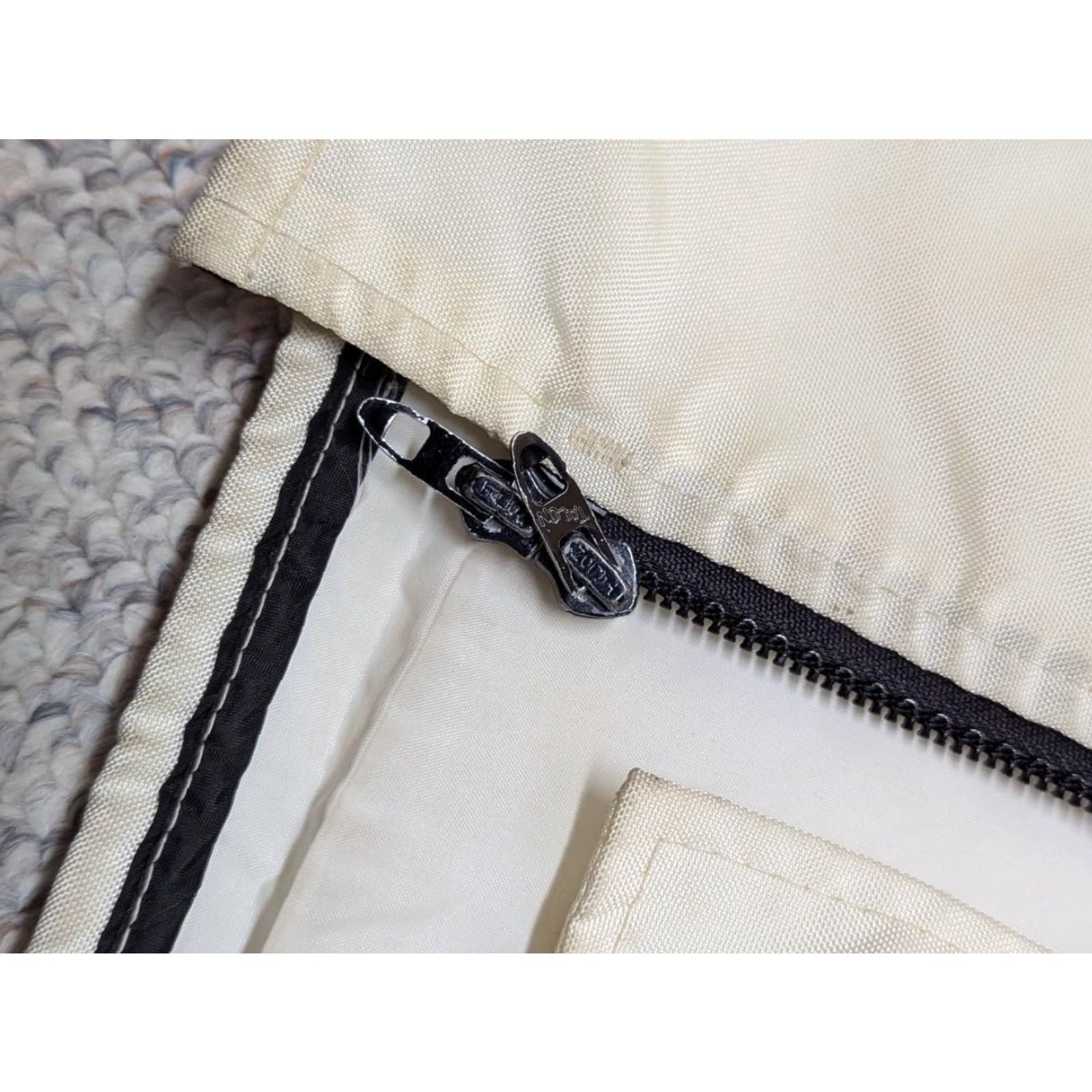Vintage VINTAGE Arctic Cat Jacket Coat - USA Made Nylon Mens M White Patches 1970s Snowmobile Coat Decade 70s Measured Chest 24" (42-44) Mens Size US M / EU 48-50 / 2 - 4 Thumbnail