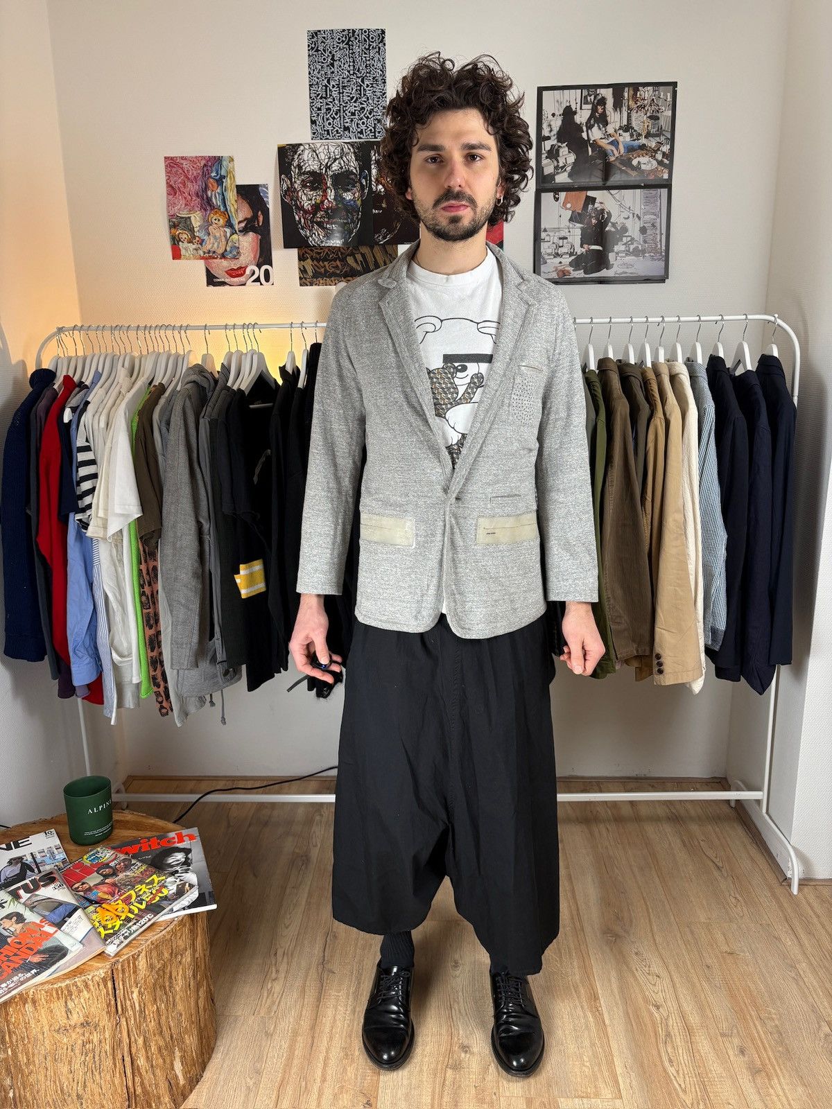 Undercover Undercover SS10 Runway 'Less is Better' Blazer Grey Size US L / EU 52-54 / 3 - 2 Thumbnail