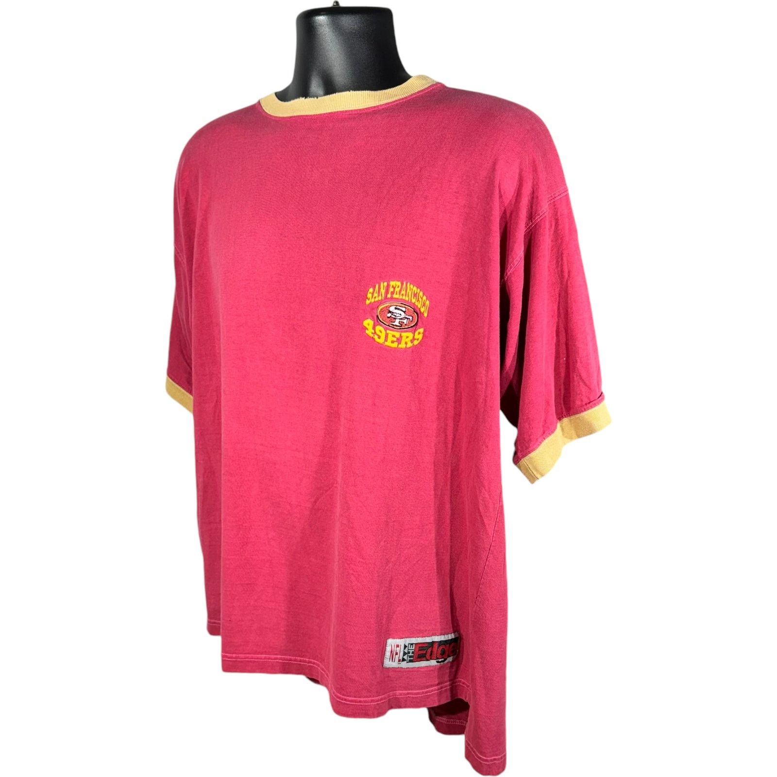 Vintage Vintage San Franciso 49ers NFL Ringer Tee 90's Size US L / EU 52-54 / 3 - 3 Thumbnail