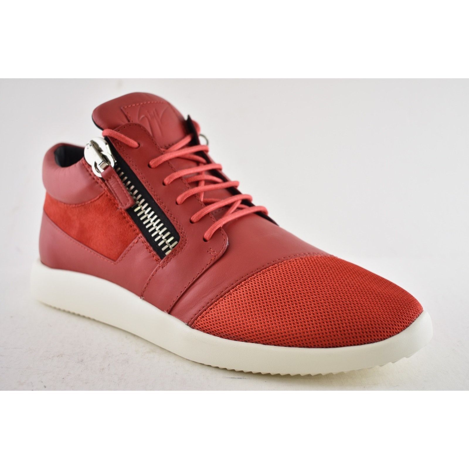 Giuseppe Zanotti Giuseppe Zanotti Megatron Red Low Top Sneaker 43 10 Size US 10 / EU 43 - 4 Thumbnail
