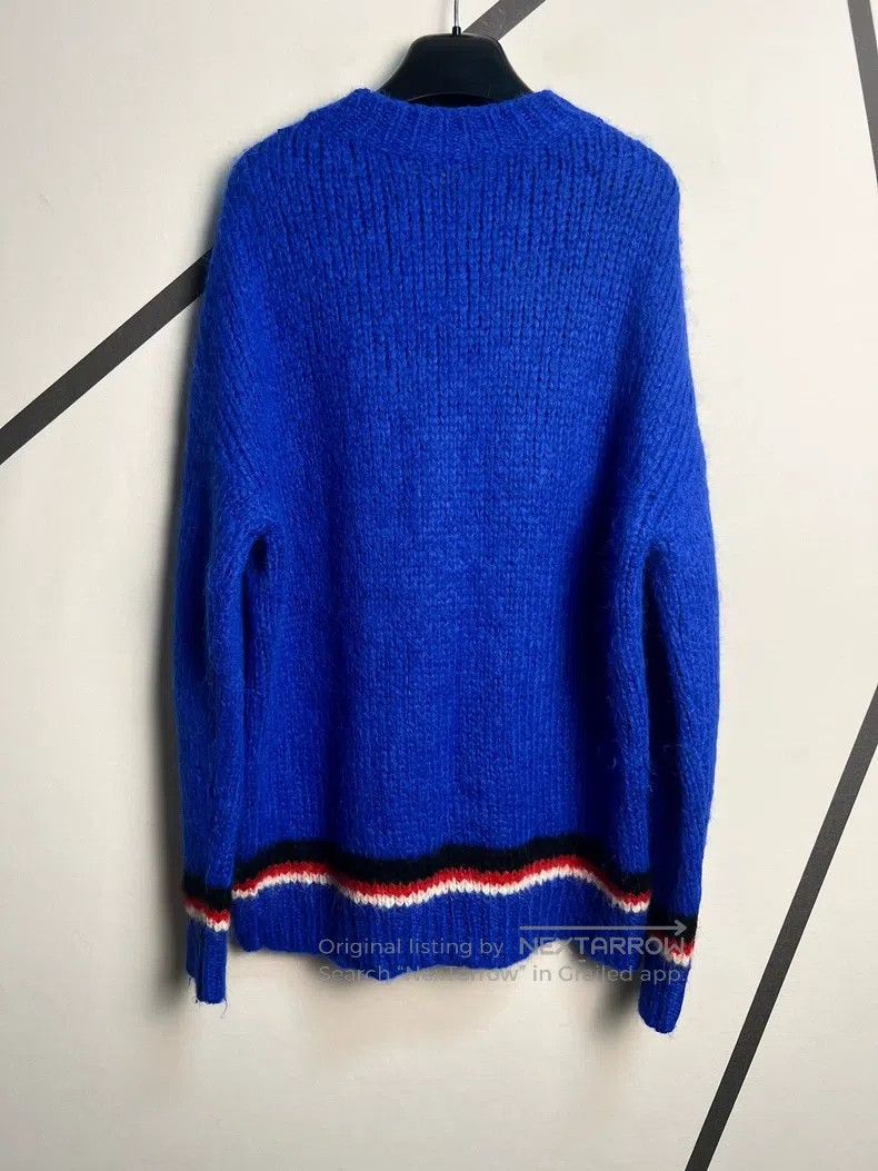 Saint Laurent Paris Saint Laurent Paris Klein Blue Alpaca Wool Sweater Size US S / EU 44-46 / 1 - 2 Thumbnail