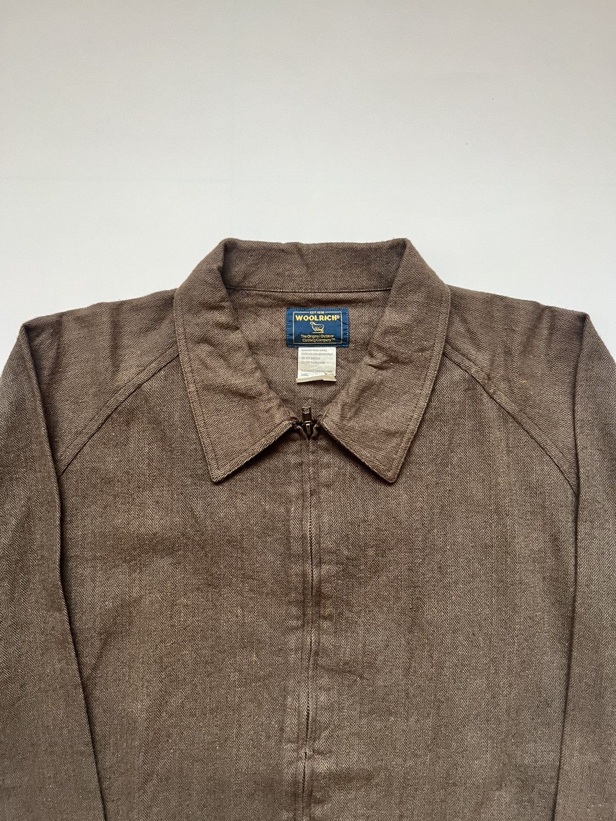 Woolrich Woolen Mills 1990s Woolrich Wool Zip Up Jacket Size US L / EU 52-54 / 3 - 3 Thumbnail