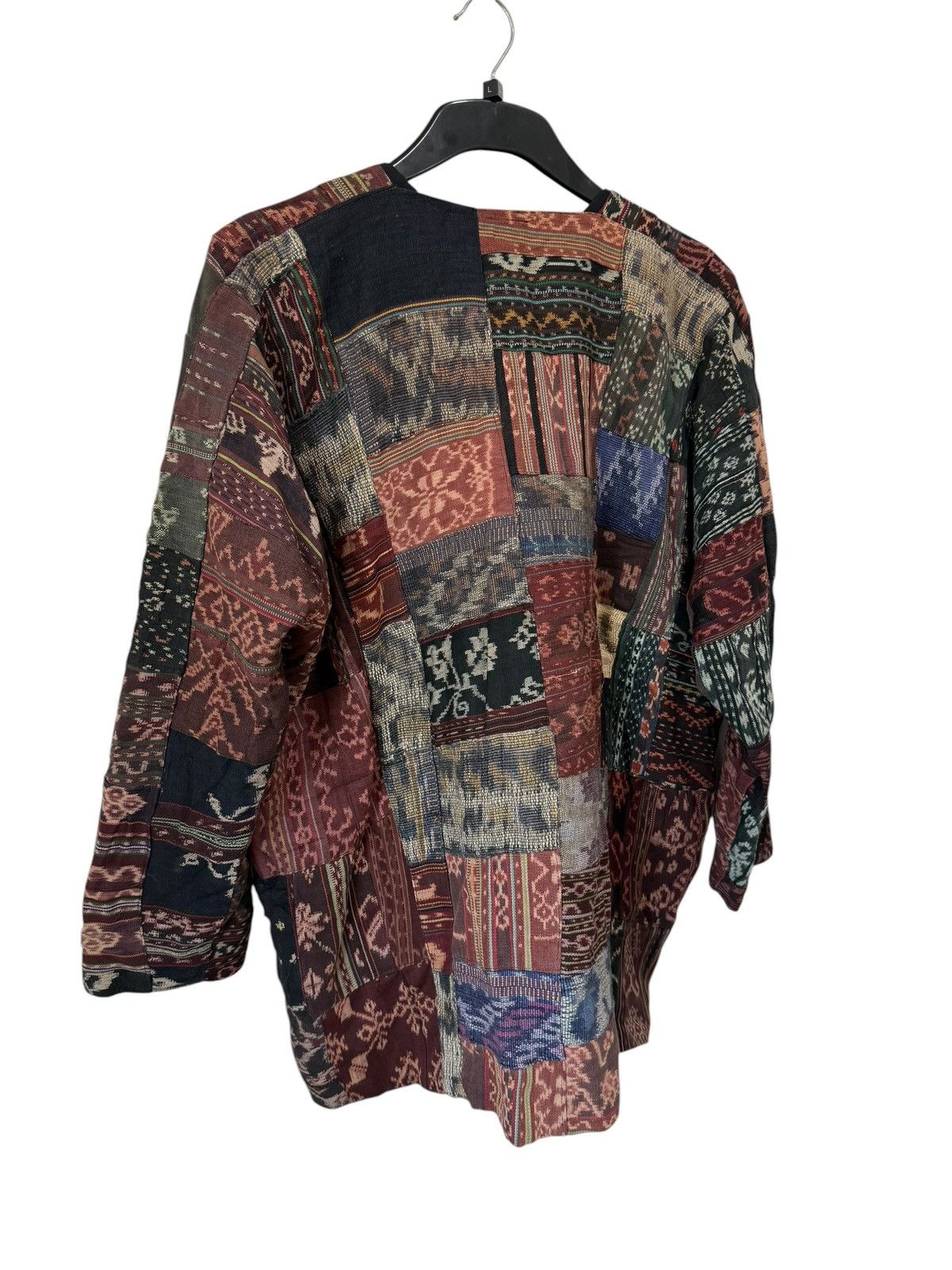 Art Comes First Japanese Brand Patchwork Jacket Rayon Jacket Oversized Size L / US 10 / IT 46 - 8 Thumbnail