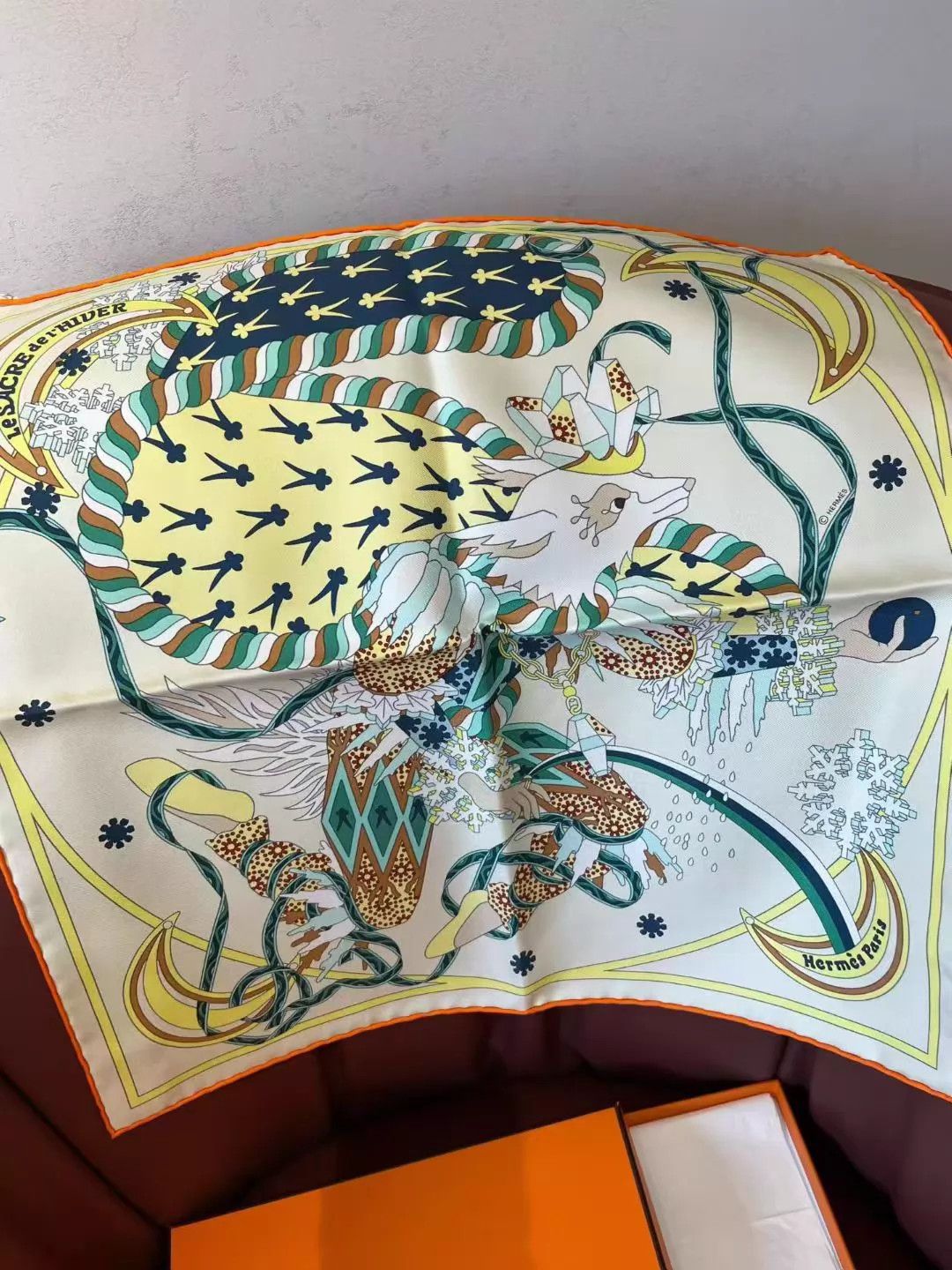 Hermes Hermès 45x45 silk scarf new in stock Y501 Size ONE SIZE - 2 Thumbnail