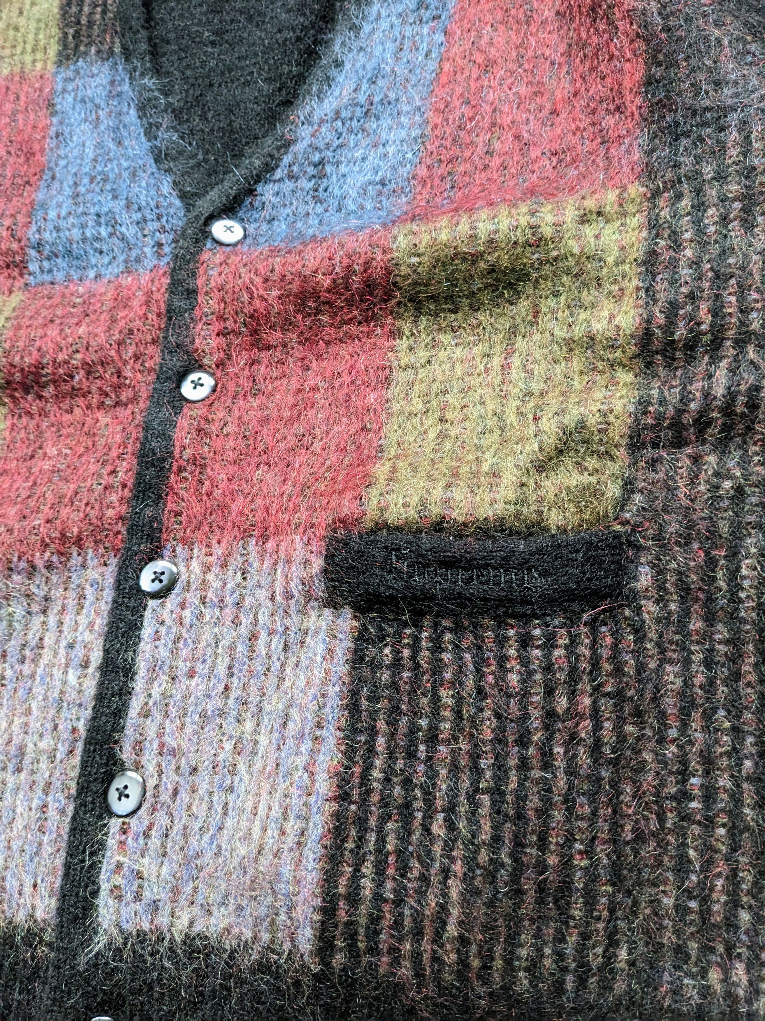 Supreme Supreme Brushed Grid Cardigan SS22 Size US M / EU 48-50 / 2 - 4 Thumbnail
