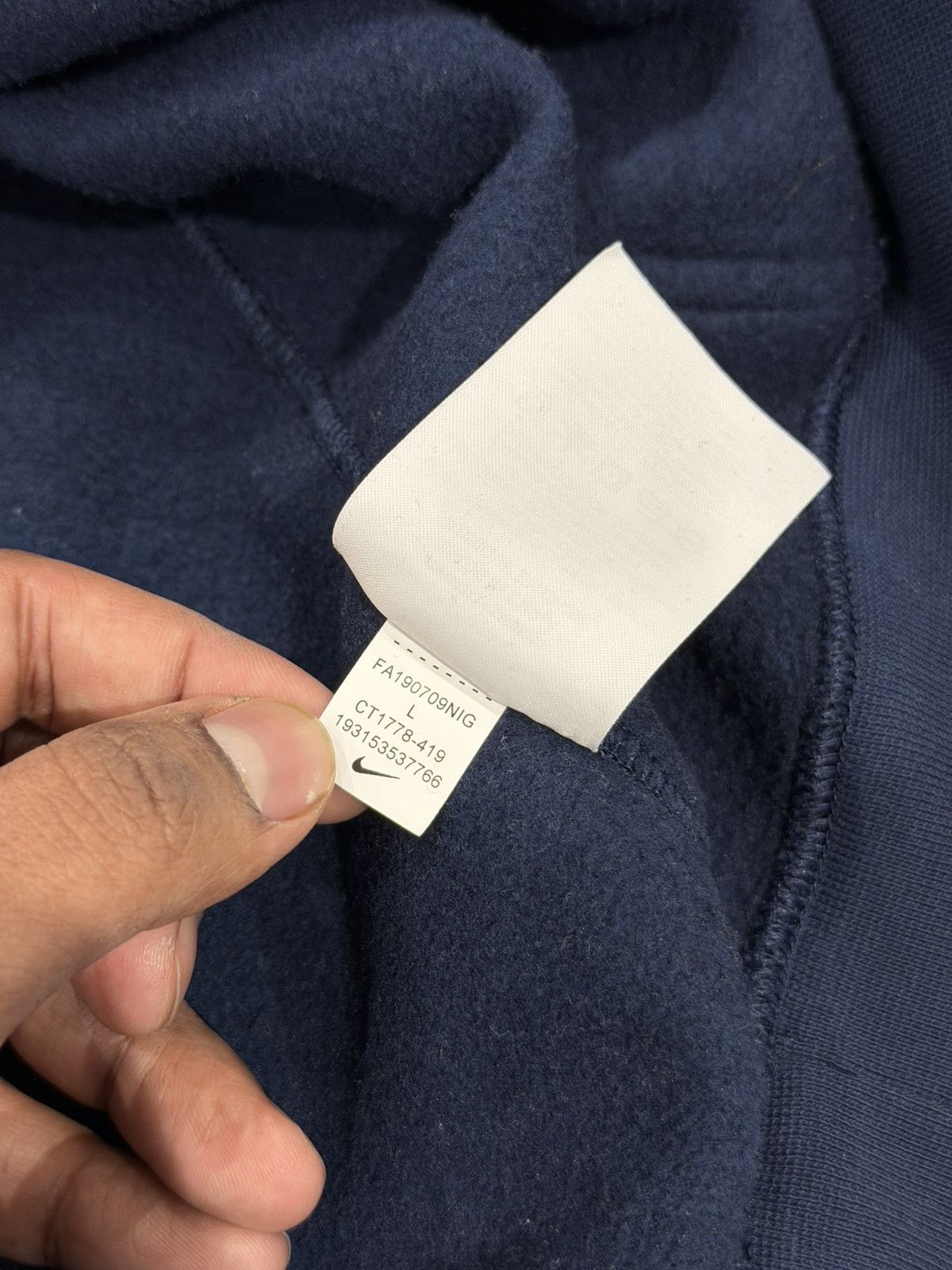 Nike Nike x Drake Certified Lover Boy Hoodie Navy Size: L Size US L / EU 52-54 / 3 - 7 Thumbnail