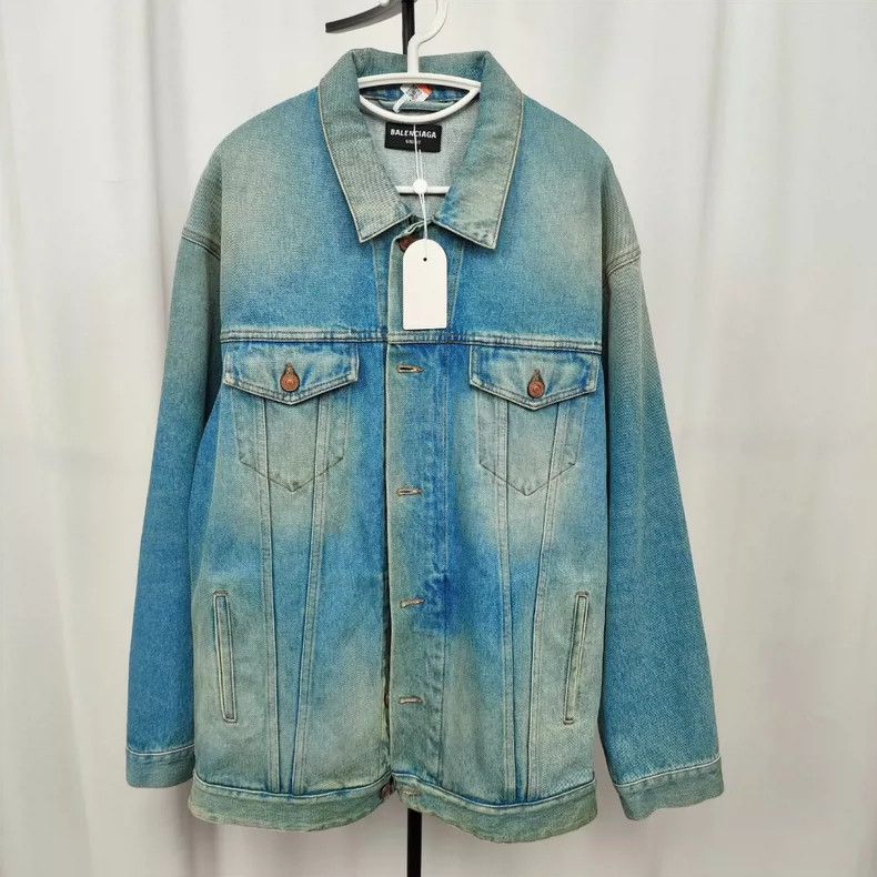 Balenciaga Balenciaga Denim Jacket Blue Size US XS / EU 42 / 0 - 1 Thumbnail