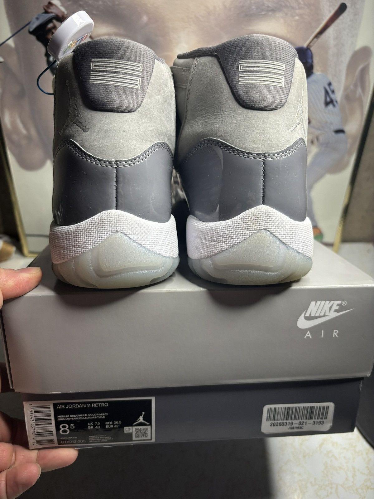 Jordan Brand Jordan Retro 11 ‘cool grey’ Size US 8.5 / EU 41-42 - 7 Thumbnail
