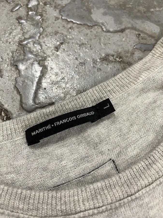 Marithe + Francois Girbaud 2000s Marithé + François Girbaud Grey Contemporary Sweater Size US M / EU 48-50 / 2 - 8 Thumbnail