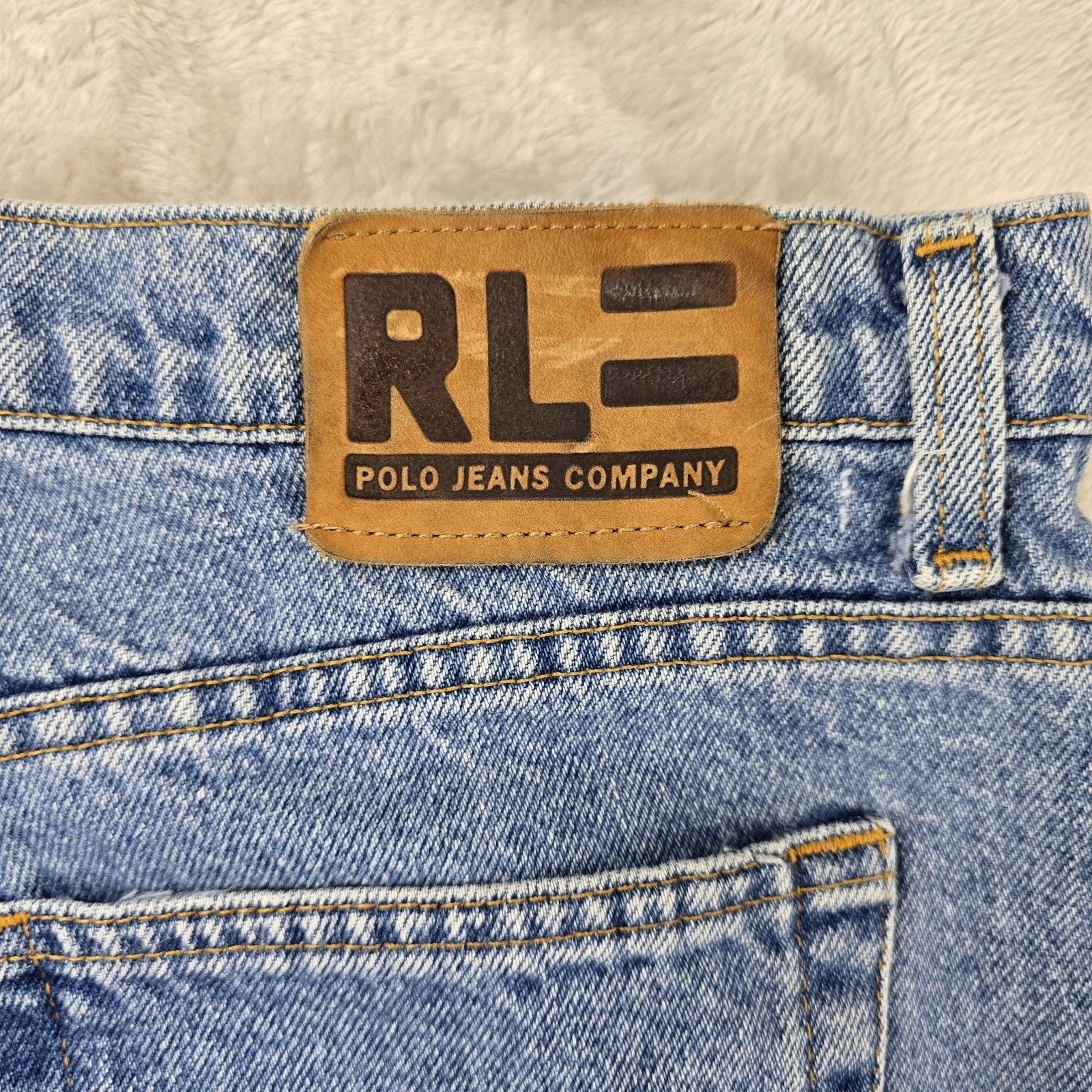 Polo Ralph Lauren Vtg Polo Jeans Company Ralph Lauren Mens 38x30 (Fits 37x29) Size US 38 / EU 54 - 9 Thumbnail