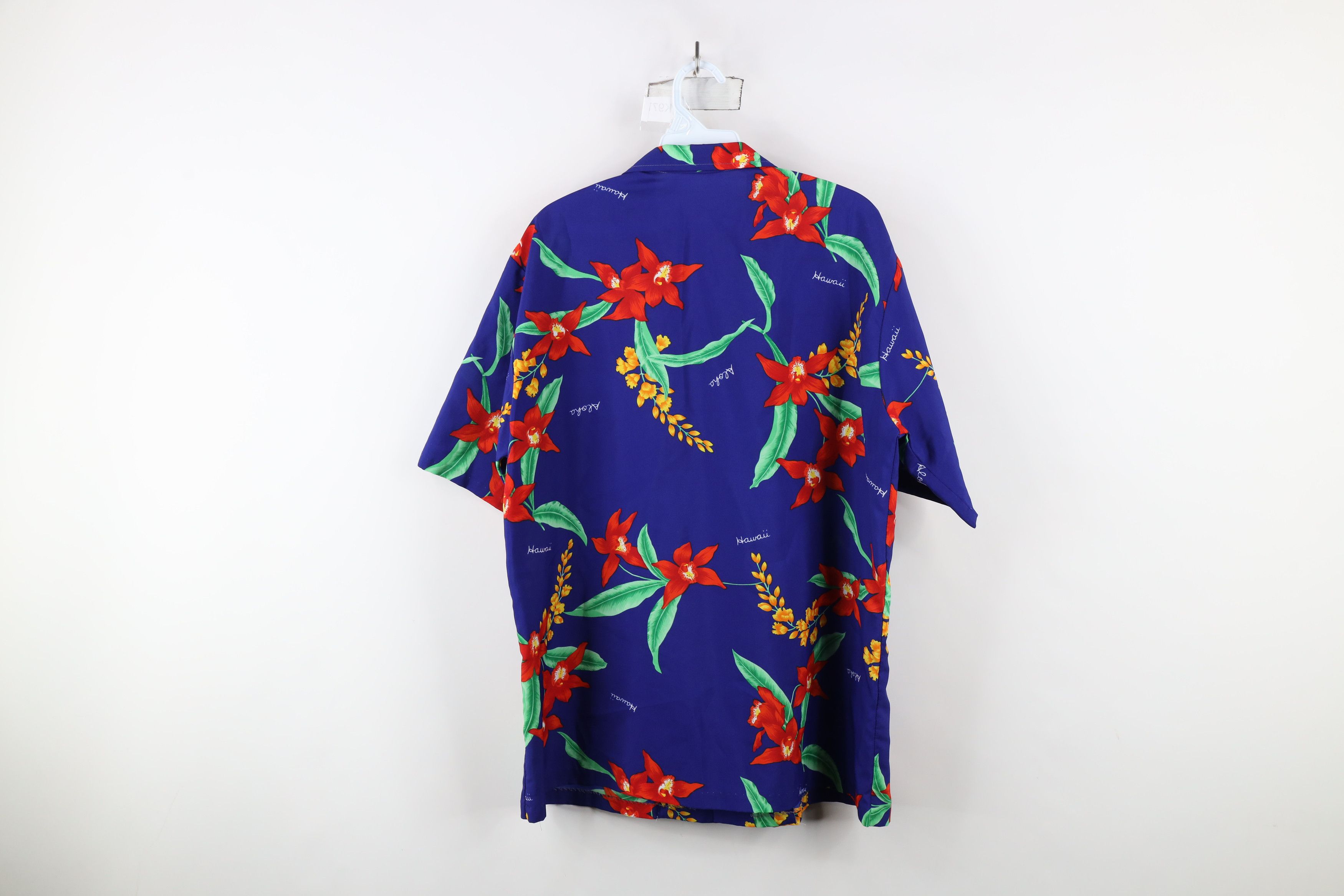 Vintage Vintage 70s Streetwear Flower Hawaiian Button Shirt USA Size US L / EU 52-54 / 3 - 8 Thumbnail