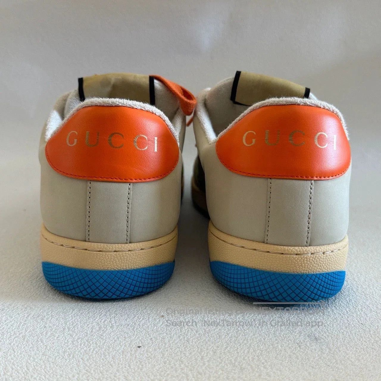 Gucci gucci screener leather low-top sneakers for men. Size US 9 / EU 42 - 4 Thumbnail