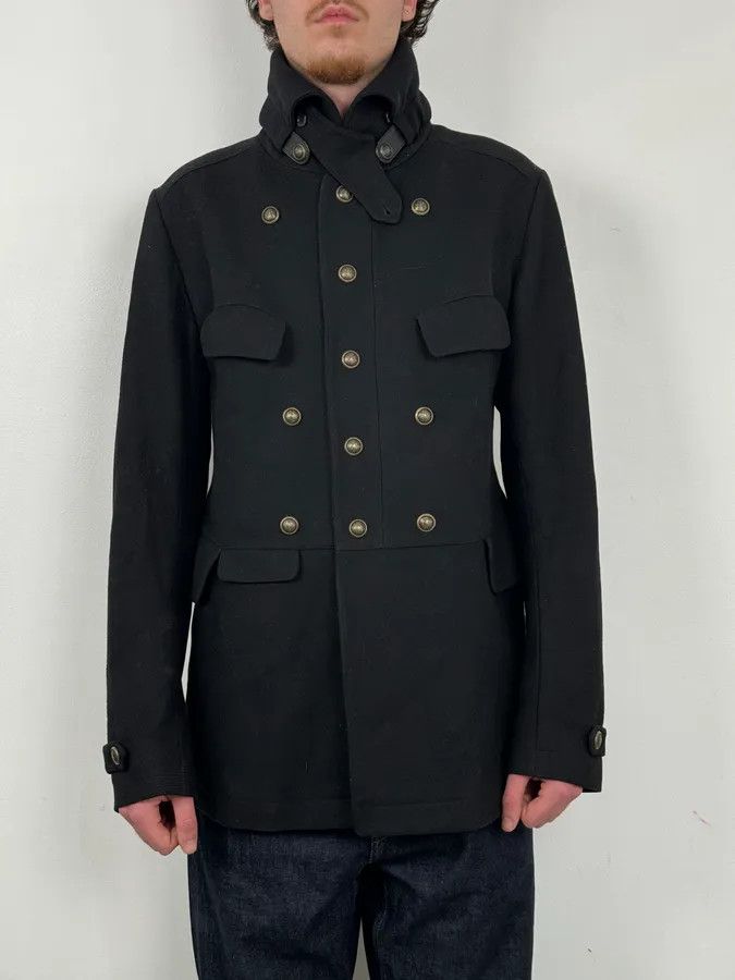 Gucci AW2008 Gucci Black Wool Buttoned Premium Jacket by Frida Giannini Size US M / EU 48-50 / 2 - 1 Thumbnail