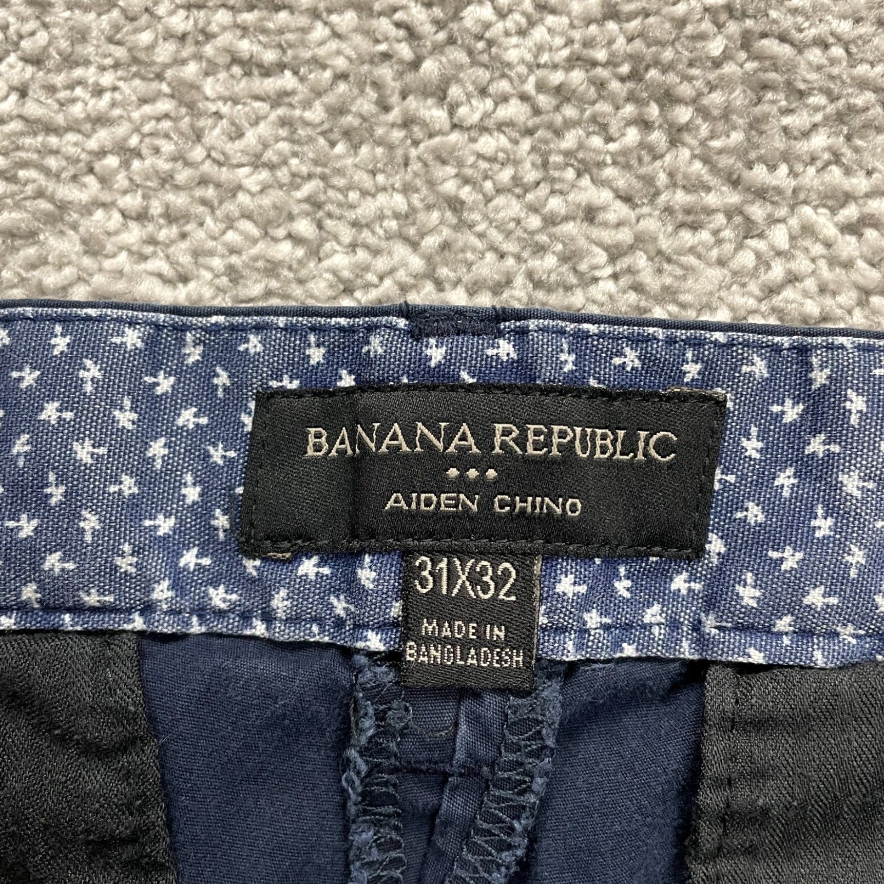Banana Republic VINTAGE Banana Republic Mens Chino Pants Size 32 Regular Blue Cotton Straight Leg Casual Women Size US 32 / EU 48 - 5 Thumbnail