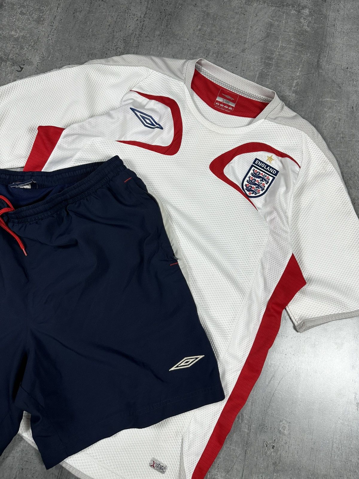 Other Vintage Umbro England 2006 + Shorts rare jersey Size US L / EU 52-54 / 3 - 3 Thumbnail