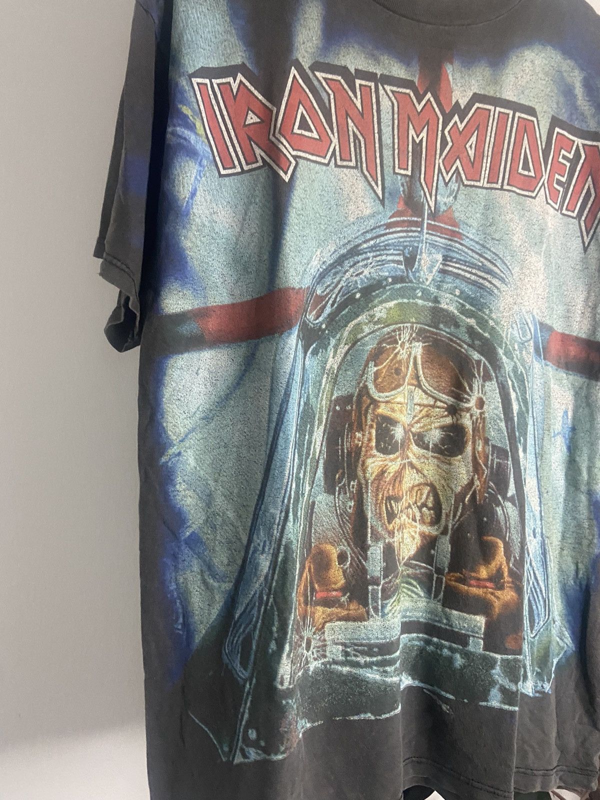 Band Tees × Iron Maiden × Vintage VINTAGE IRON MAIDEN ACES HIGH😊😘 Size US L / EU 52-54 / 3 - 4 Thumbnail