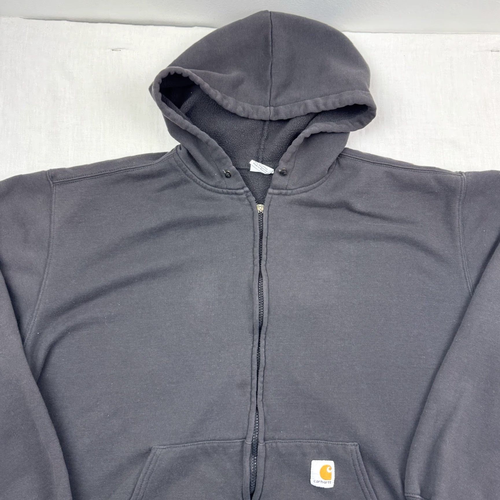 Carhartt VINTAGE Carhartt Full Zip Hoodie Adult XL Black Grunge Y2K Hipster Mens Size US XL / EU 56 / 4 - 2 Thumbnail
