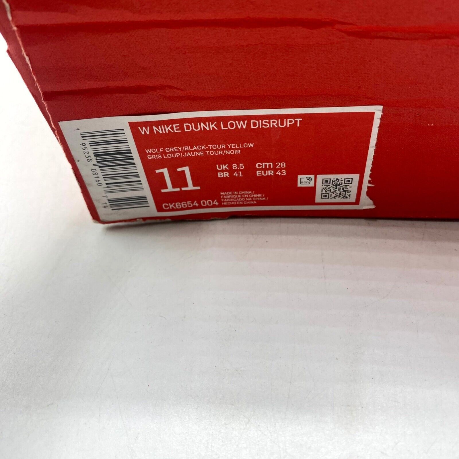 Nike NEW Nike Dunk Low Disrupt Sneaker White Green Red CK6654-004 Size US 11 / IT 41 - 9 Thumbnail