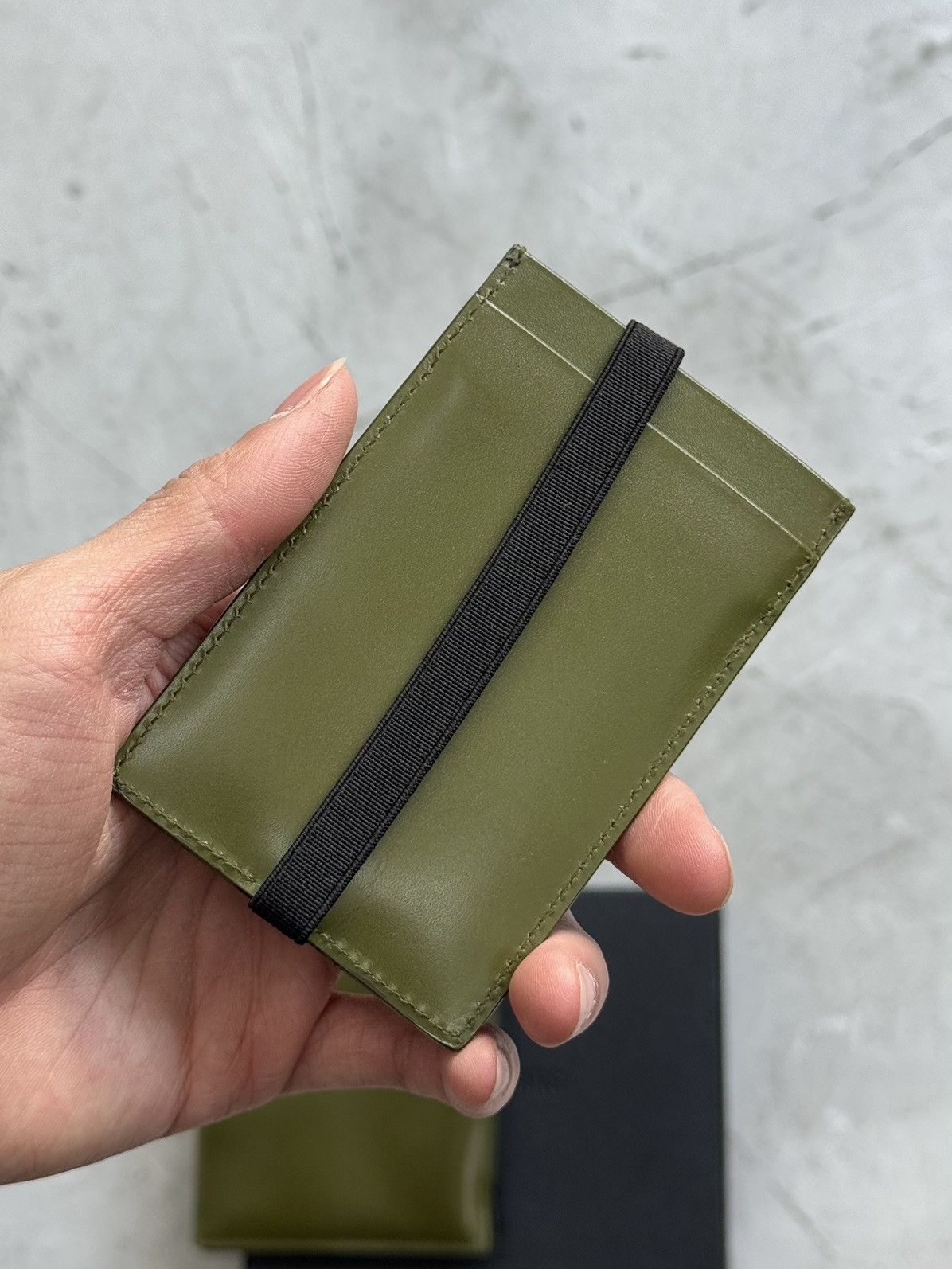 Helmut Lang ELASTIC BAND WALLET + CARD HOLDER Size ONE SIZE - 12 Thumbnail