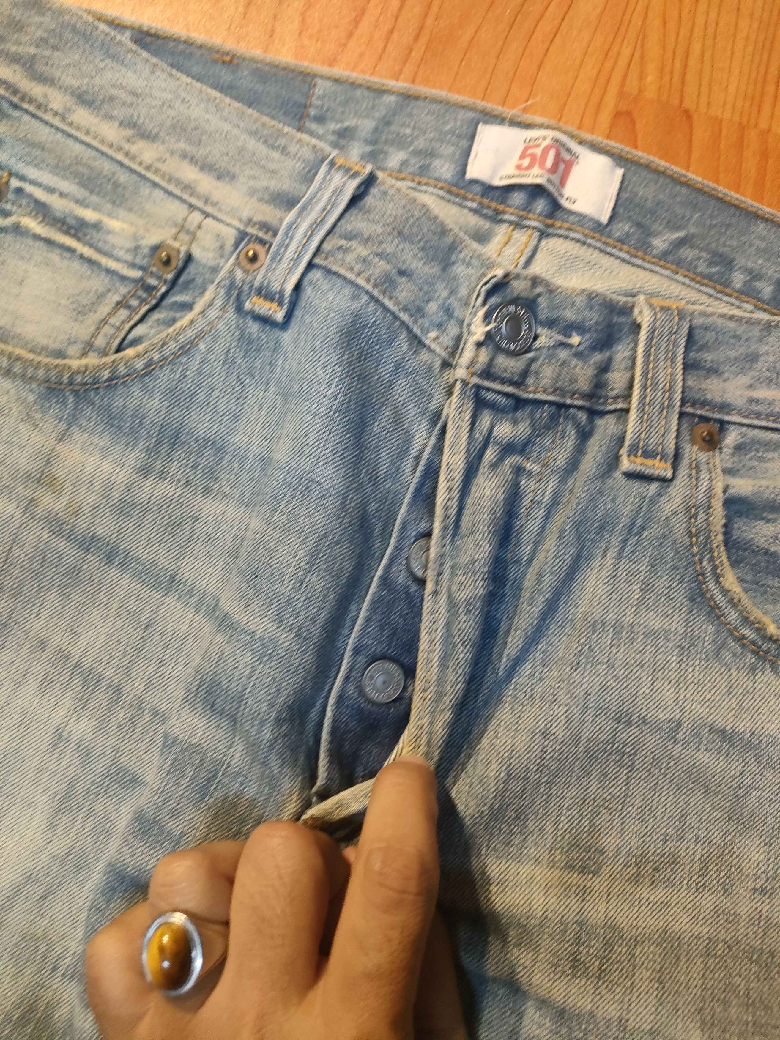 Levi's Distressed Levi's 501 Jeans Size US 30 / EU 46 - 6 Thumbnail