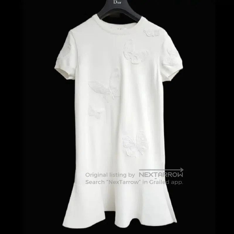Valentino Valentino White Embroidered Short Dress . Size XS / US 0-2 / IT 36-38 - 1 Thumbnail