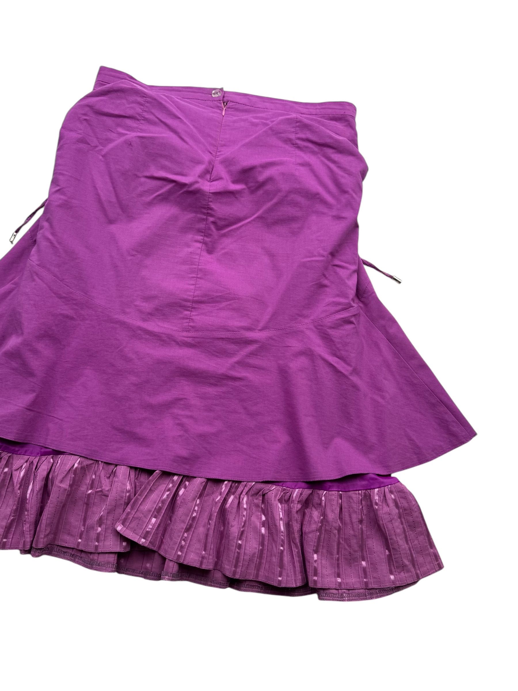 Japanese Brand Vintage Flare Skirt With Bondage W165(V9) Size 32" / US 10 / IT 46 - 7 Thumbnail