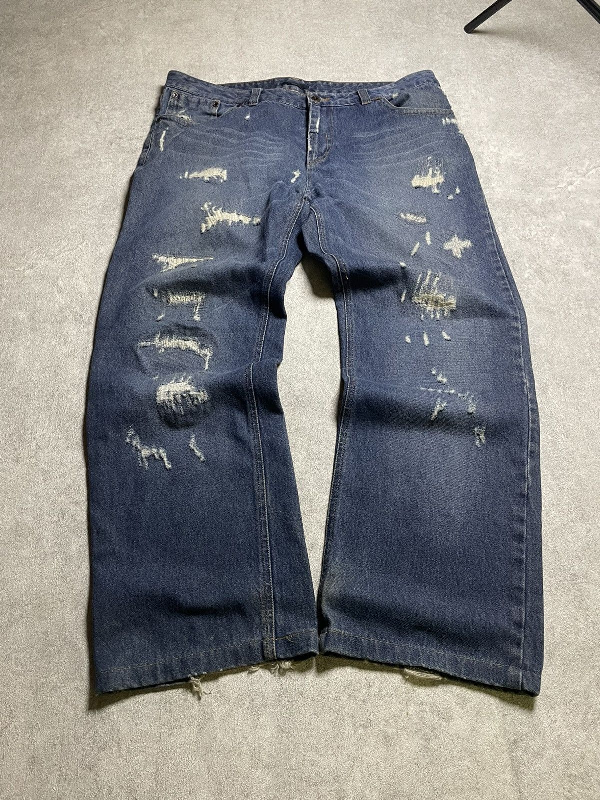 If Six Was Nine LGB IfSixWasNine Vintage Bootcut Distress Faded Jeans Size US 38 / EU 54 - 1 Thumbnail