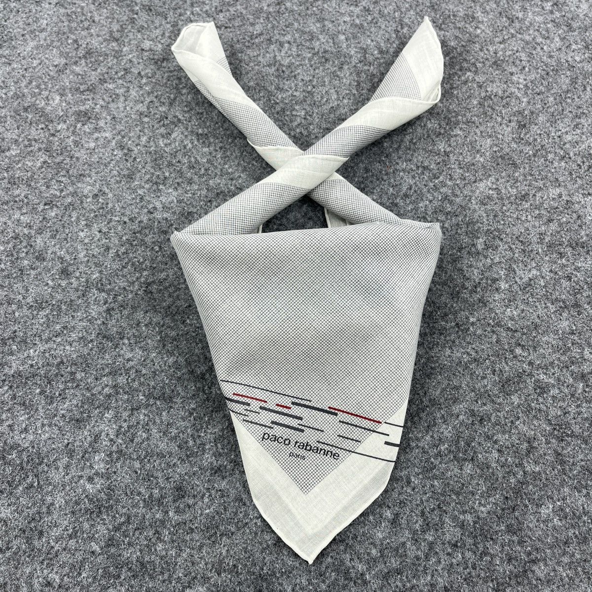 Paco Rabanne × Vintage Paco Rabanne Handkerchief / Neckerchief / Headscarf B870 Size ONE SIZE - 3 Thumbnail