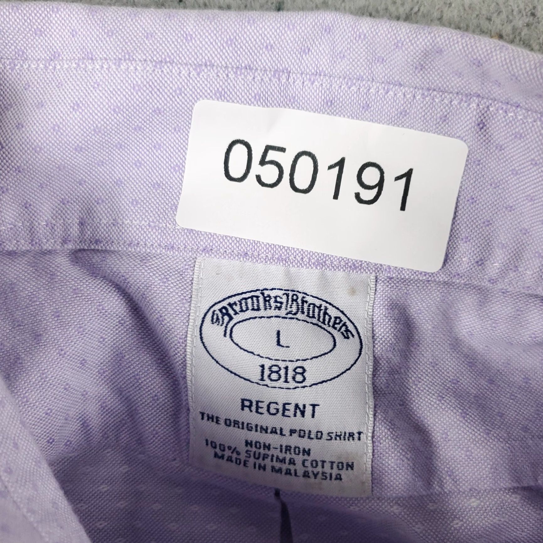 Brooks Brothers Brooks Brothers Shirt Mens Large Purple Casual Button Up Long Sleeve Size US L / EU 52-54 / 3 - 6 Thumbnail