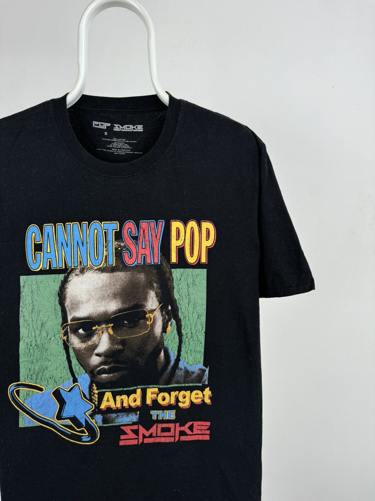 Band Tees Pop Smoke Big Logo Tee Size US S / EU 44-46 / 1 - 2 Thumbnail
